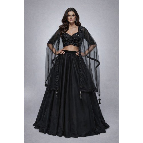 Midnight Elegant Lehenga