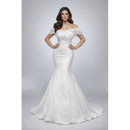 Ivory A-line Wedding gown